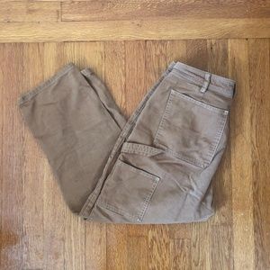 Everlane brown carpenter pants, size 6